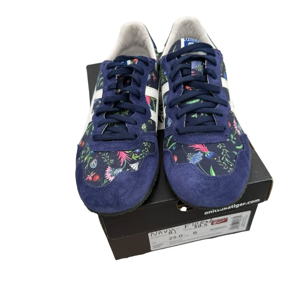 Onitsuka Tiger 2018 Liberty Fabrics Floral Women's 8.0  D868N-9990 RARE EUC